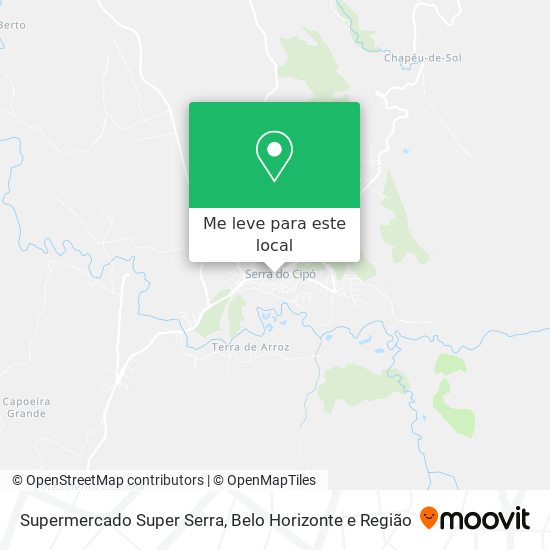 Supermercado Super Serra mapa