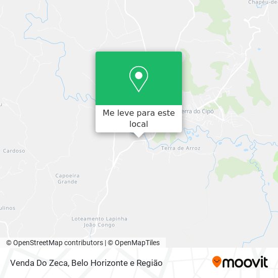 Venda Do Zeca mapa