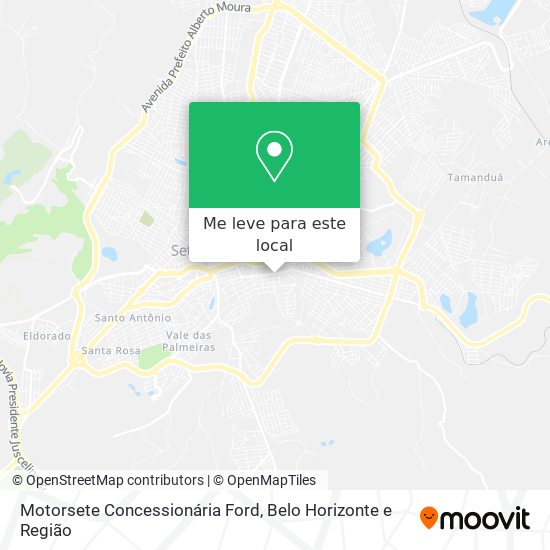 Motorsete Concessionária Ford mapa
