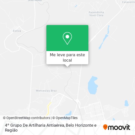 4º Grupo De Artilharia Antiaérea mapa