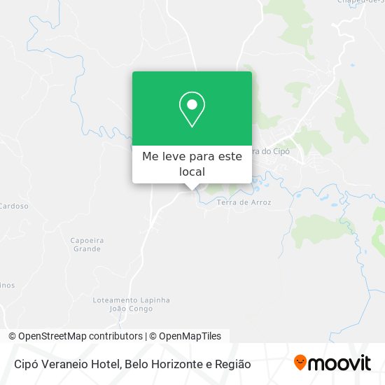 Cipó Veraneio Hotel mapa