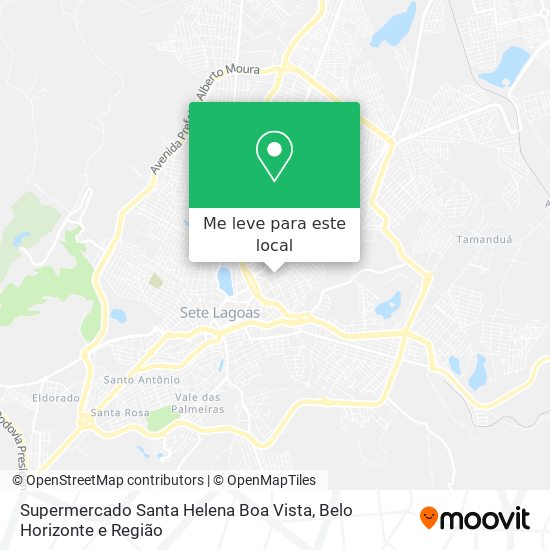 Supermercado Santa Helena Boa Vista mapa