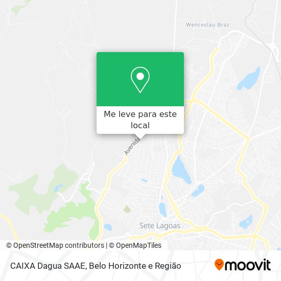 CAIXA Dagua SAAE mapa