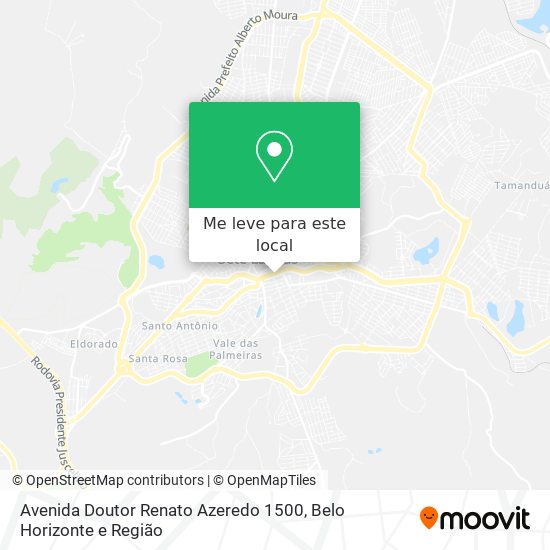 Avenida Doutor Renato Azeredo 1500 mapa