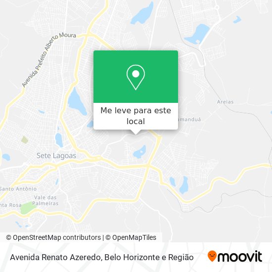 Avenida Renato Azeredo mapa