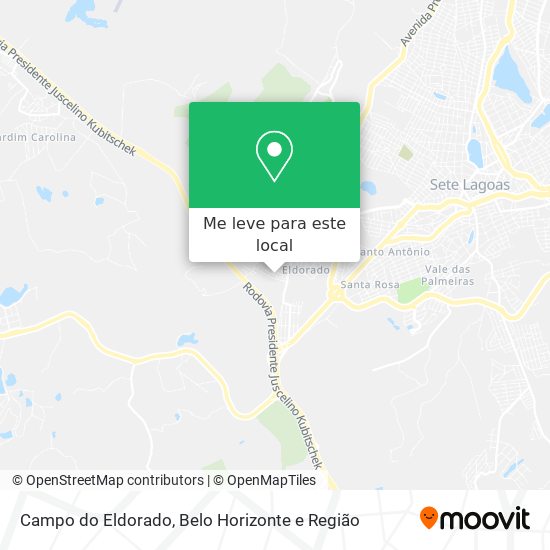 Campo do Eldorado mapa