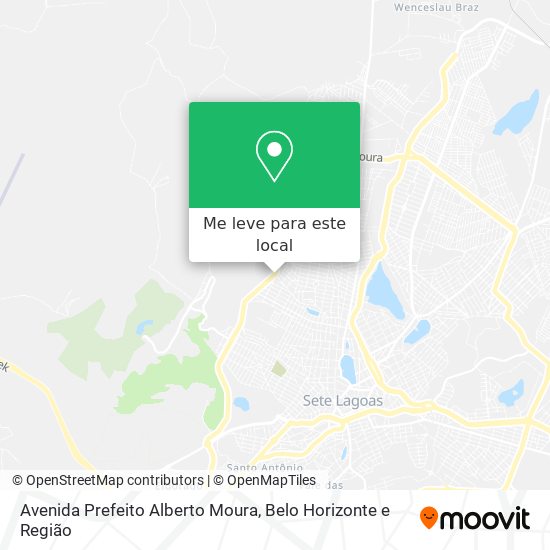 Avenida Prefeito Alberto Moura mapa