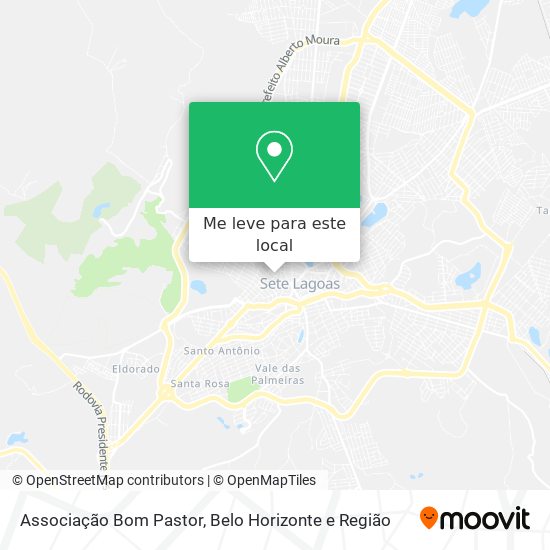 Associação Bom Pastor mapa
