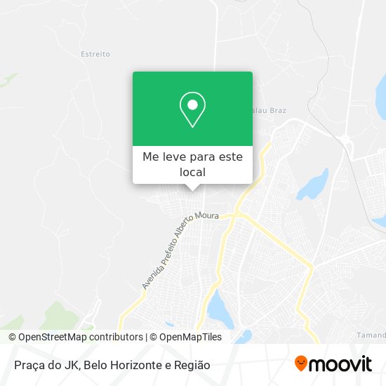 Praça do JK mapa