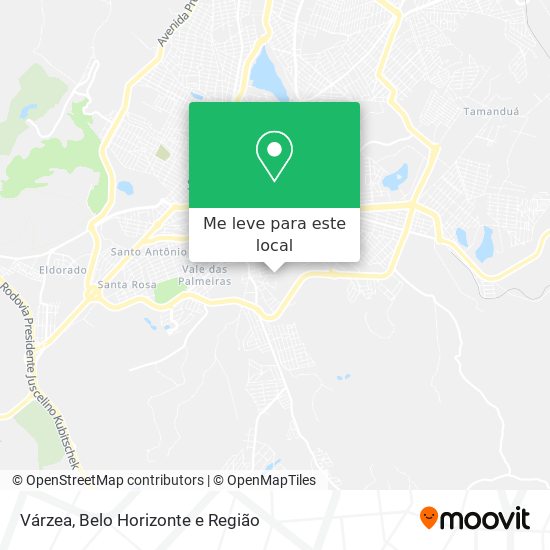 Várzea mapa