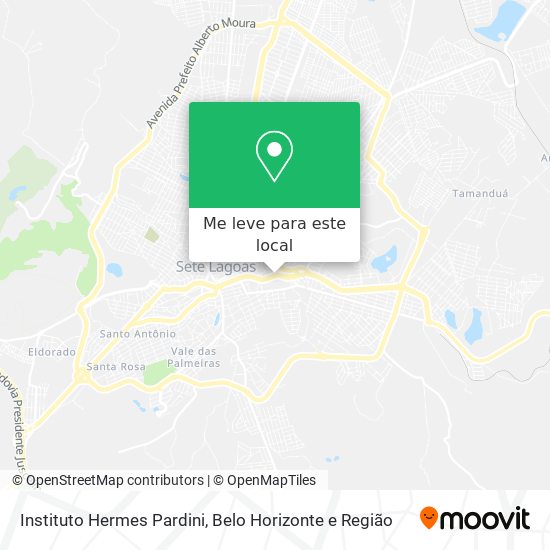 Instituto Hermes Pardini mapa