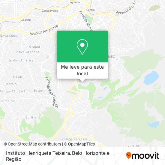 Instituto Henriqueta Teixeira mapa