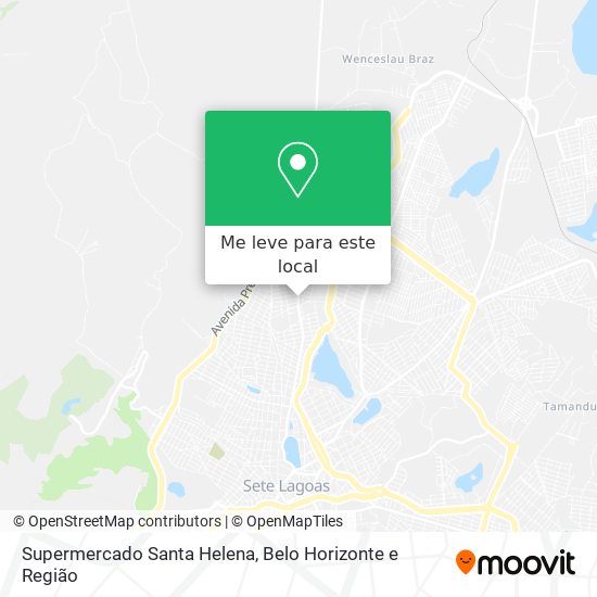 Supermercado Santa Helena mapa