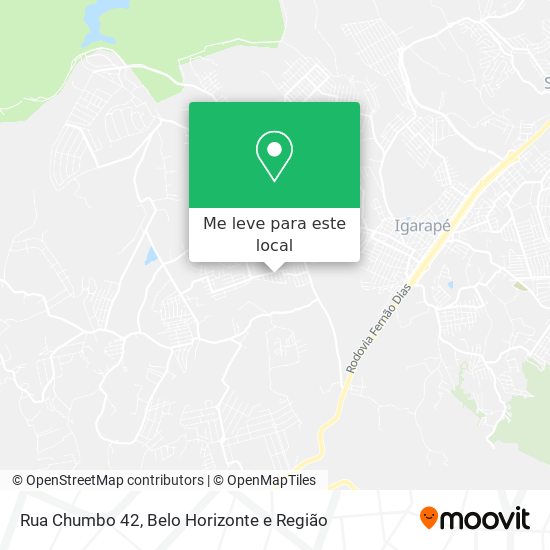 Rua Chumbo 42 mapa