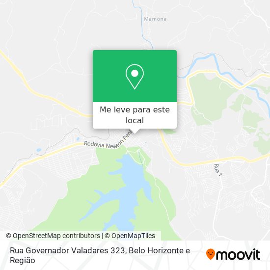 Rua Governador Valadares 323 mapa