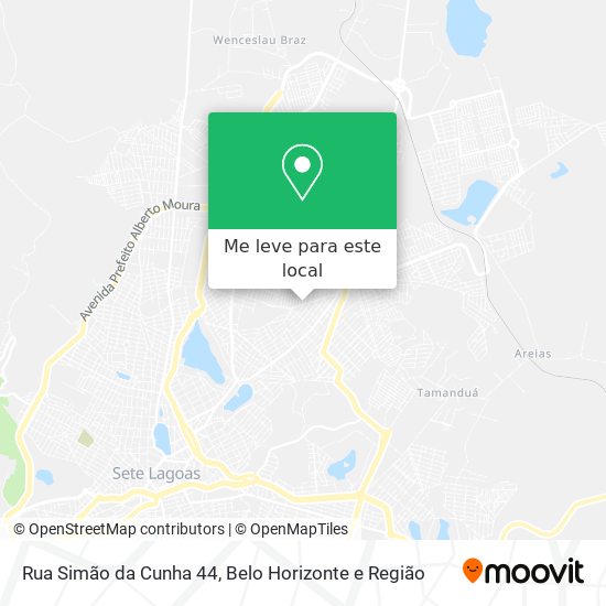 Rua Simão da Cunha 44 mapa