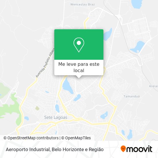 Aeroporto Industrial mapa