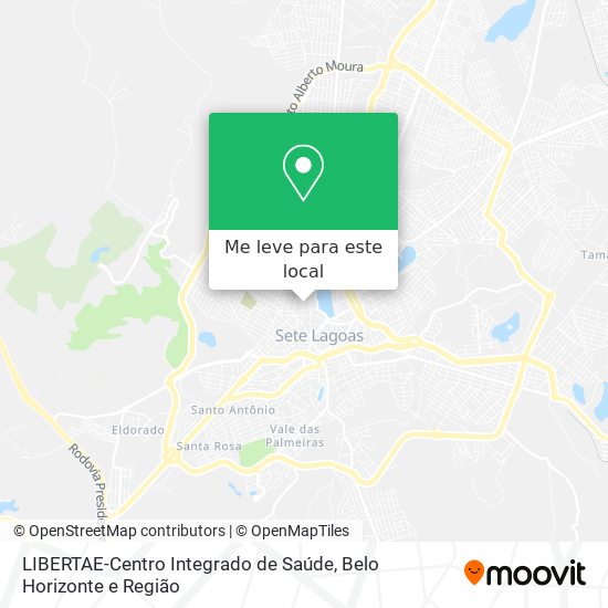 LIBERTAE-Centro Integrado de Saúde mapa