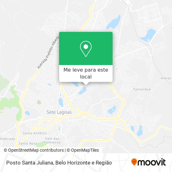 Posto Santa Juliana mapa