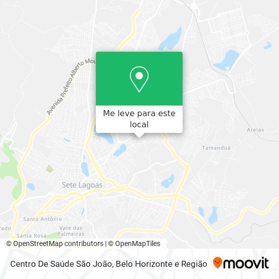 Centro De Saúde São João mapa