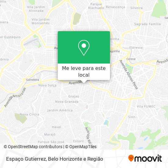 Espaço Gutierrez mapa