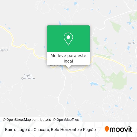 Bairro Lago da Chácara mapa