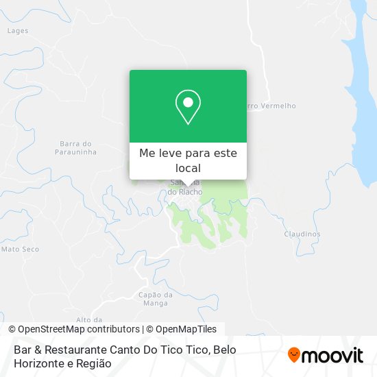 Bar & Restaurante Canto Do Tico Tico mapa