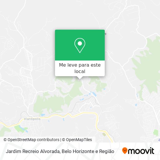 Jardim Recreio Alvorada mapa