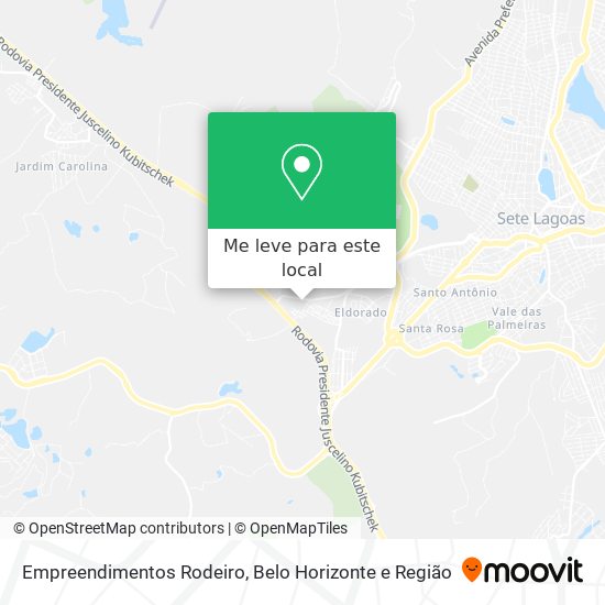 Empreendimentos Rodeiro mapa