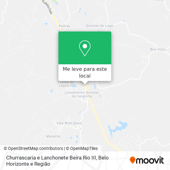 Churrascaria e Lanchonete Beira Rio III mapa
