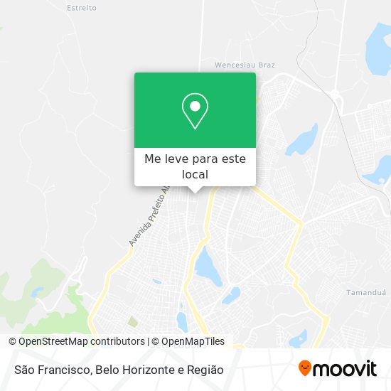 São Francisco mapa
