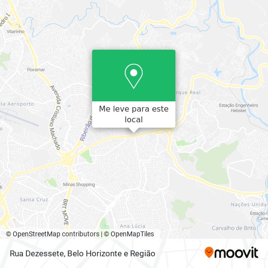Rua Dezessete mapa