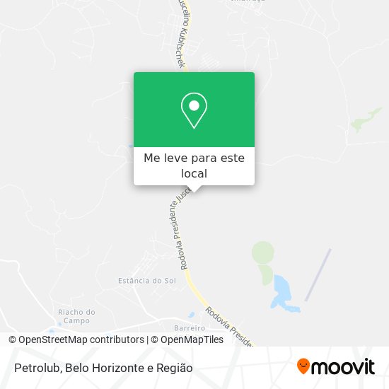 Petrolub mapa