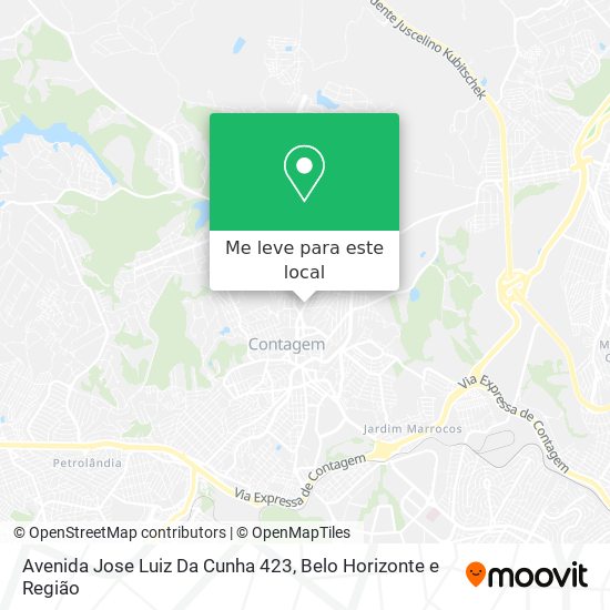 Avenida Jose Luiz Da Cunha 423 mapa