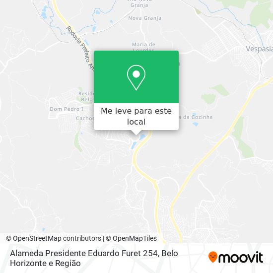 Alameda Presidente Eduardo Furet 254 mapa