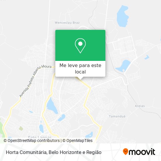 Horta Comunitária mapa