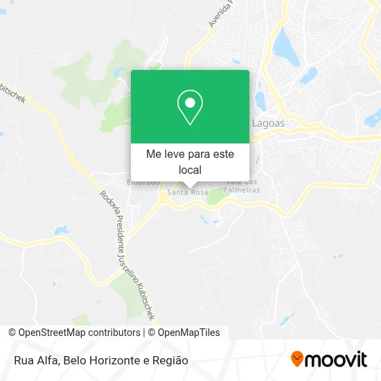 Rua Alfa mapa