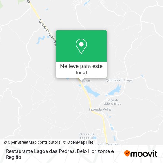 Restaurante Lagoa das Pedras mapa