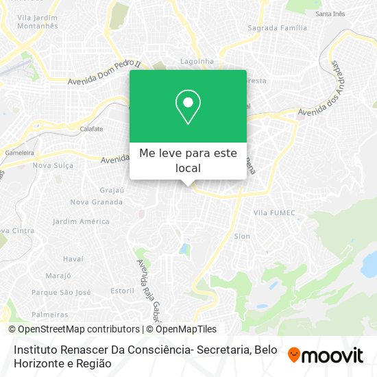 Instituto Renascer Da Consciência- Secretaria mapa