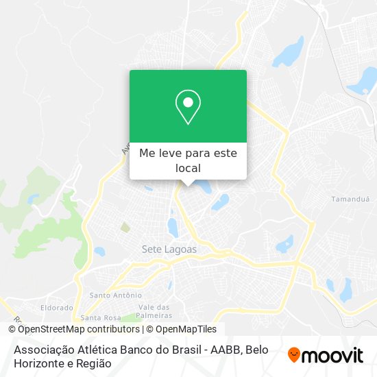 Associação Atlética Banco do Brasil - AABB mapa
