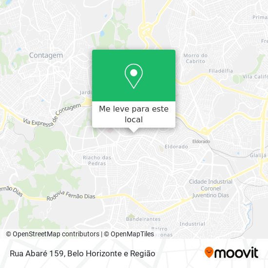 Rua Abaré 159 mapa