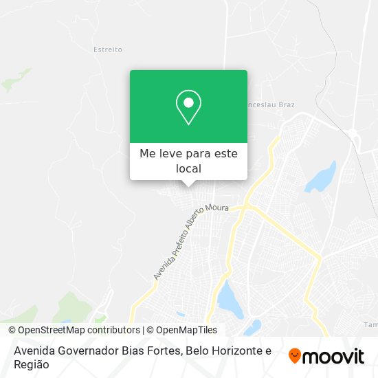Avenida Governador Bias Fortes mapa