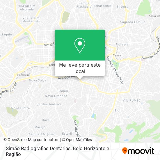 Simão Radiografias Dentárias mapa