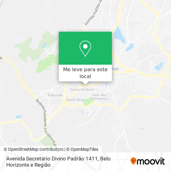 Avenida Secretário Divino Padrão 1411 mapa