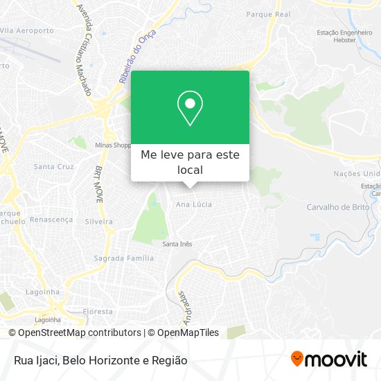 Rua Ijaci mapa