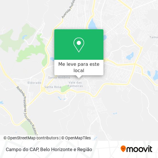 Campo do CAP mapa