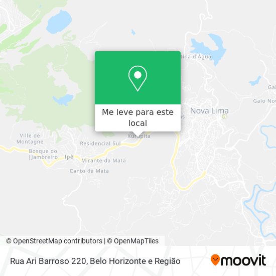 Rua Ari Barroso 220 mapa