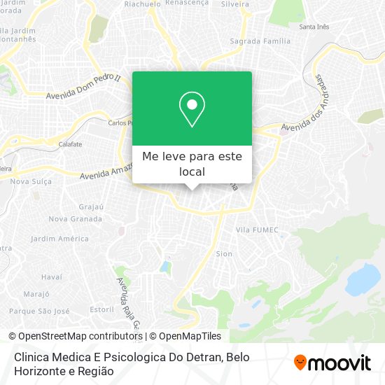 Clinica Medica E Psicologica Do Detran mapa