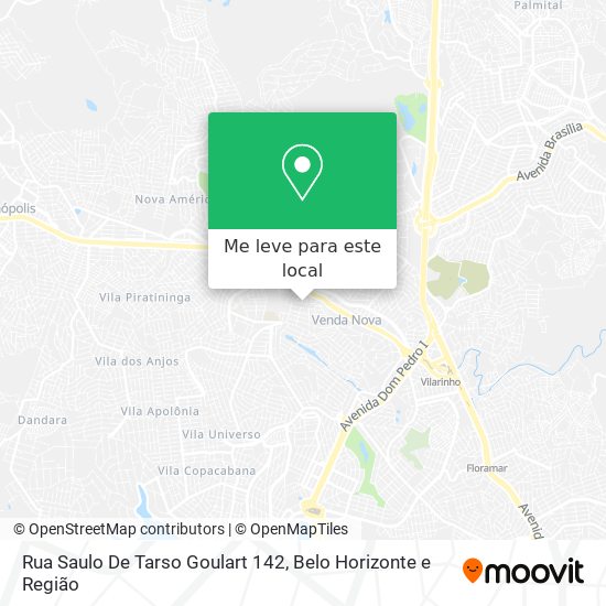 Rua Saulo De Tarso Goulart 142 mapa