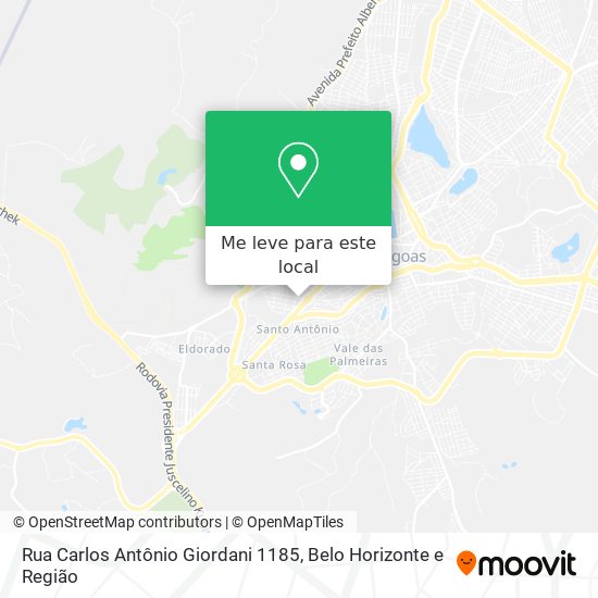 Rua Carlos Antônio Giordani 1185 mapa